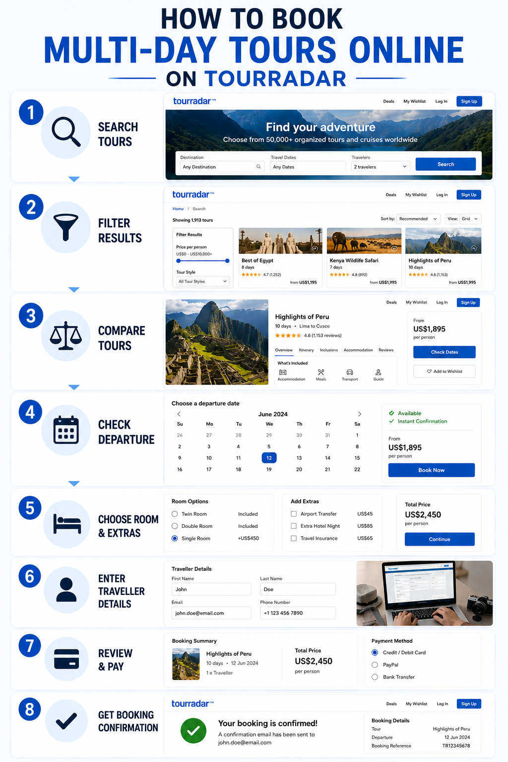 How to Book Multi-Day Tours Online