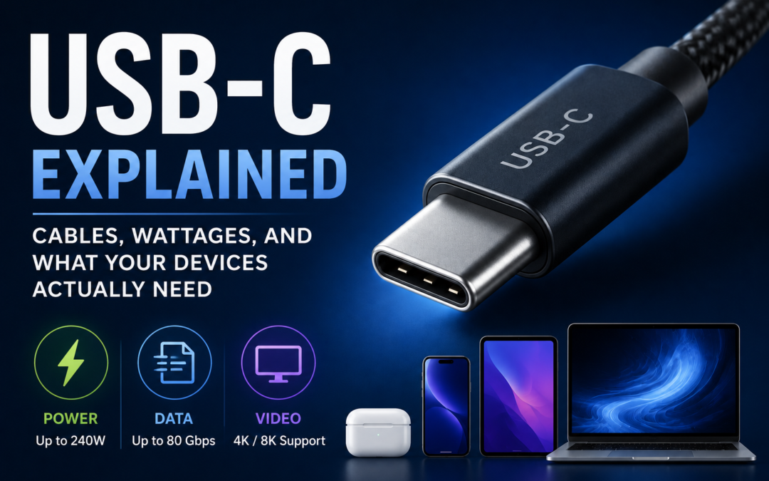 USB-C Explained: Cables, Wattages, and What Your Devices Actually Need