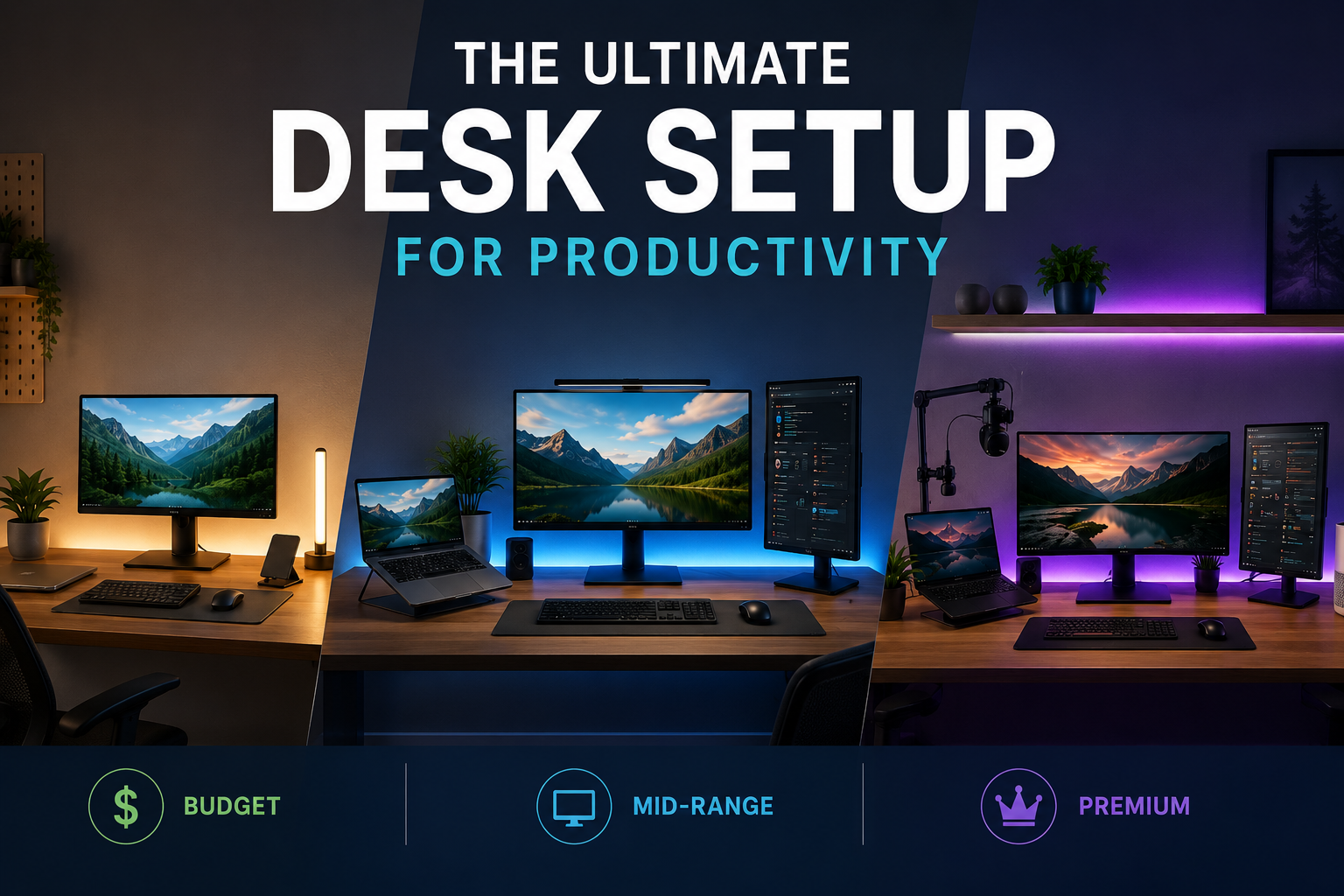 Desk Setup for Productivity