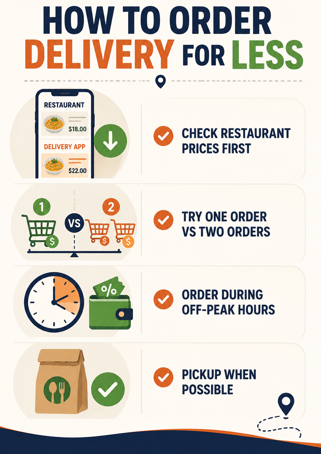 How to Order Delivery for Less