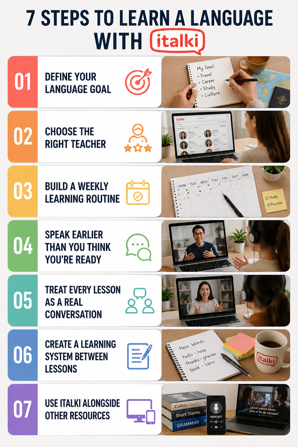 How to Learn a Language with iTalki