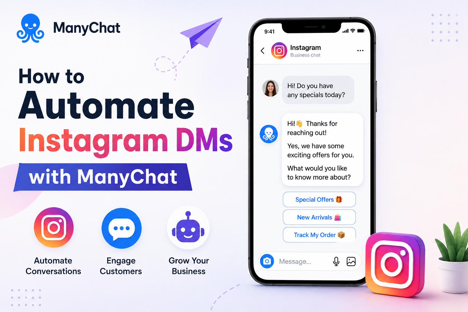 How to Automate Instagram DMs with ManyChat