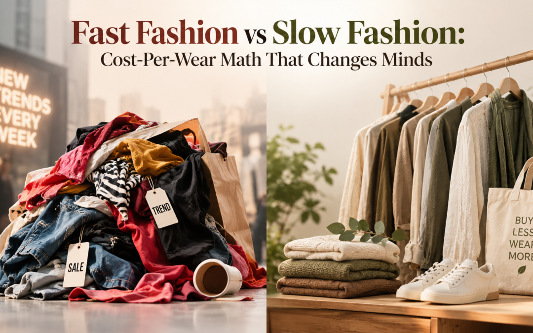 Fast Fashion vs Slow Fashion: Cost-Per-Wear Math That Changes Minds