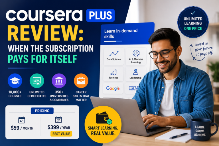 Coursera Plus Review: When the Subscription Pays for Itself