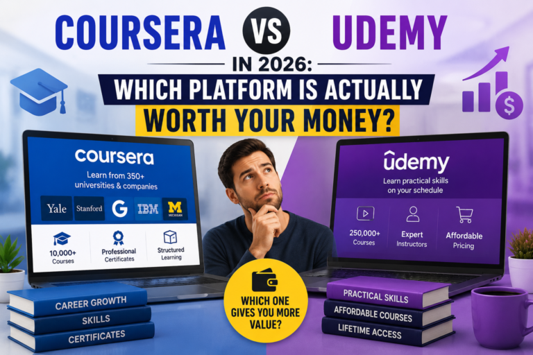 Coursera vs Udemy in 2026: Which Platform Is Actually Worth Your Money?
