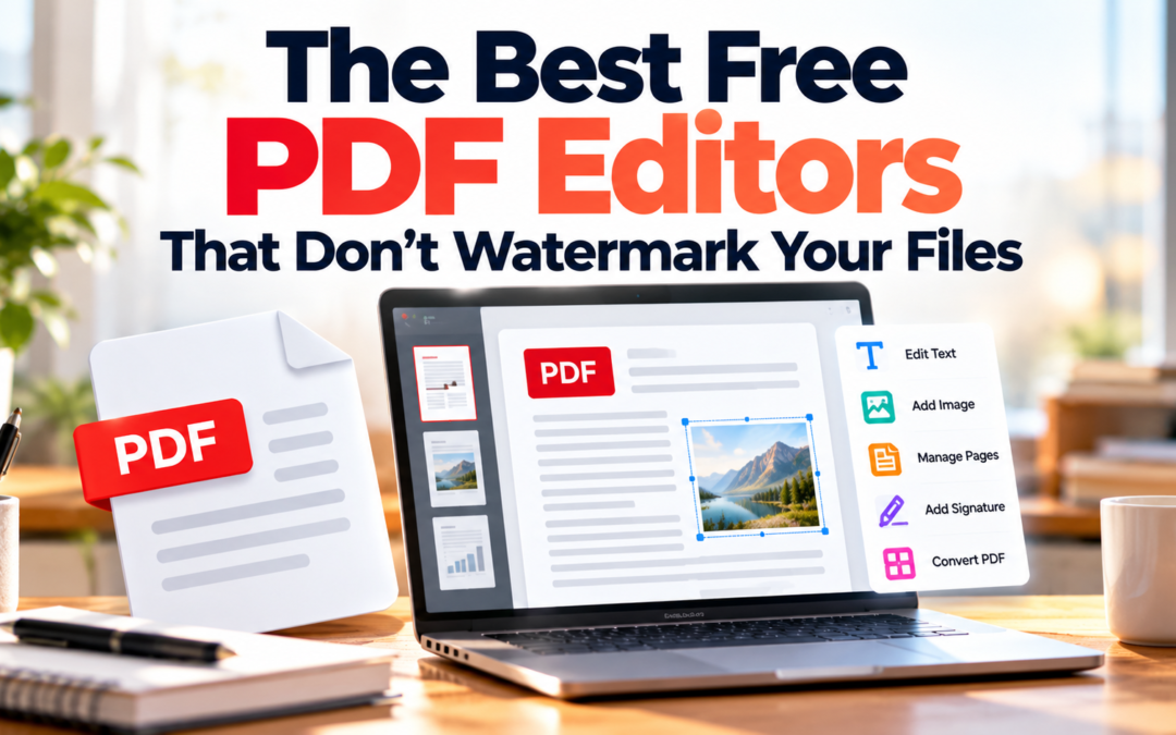 The Best Free PDF Editors That Don’t Watermark Your Files
