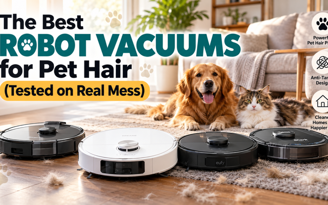 The Best Robot Vacuums for Pet Hair (Tested on Real Mess)