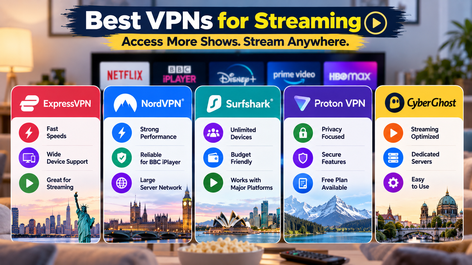 Best VPNs for Streaming