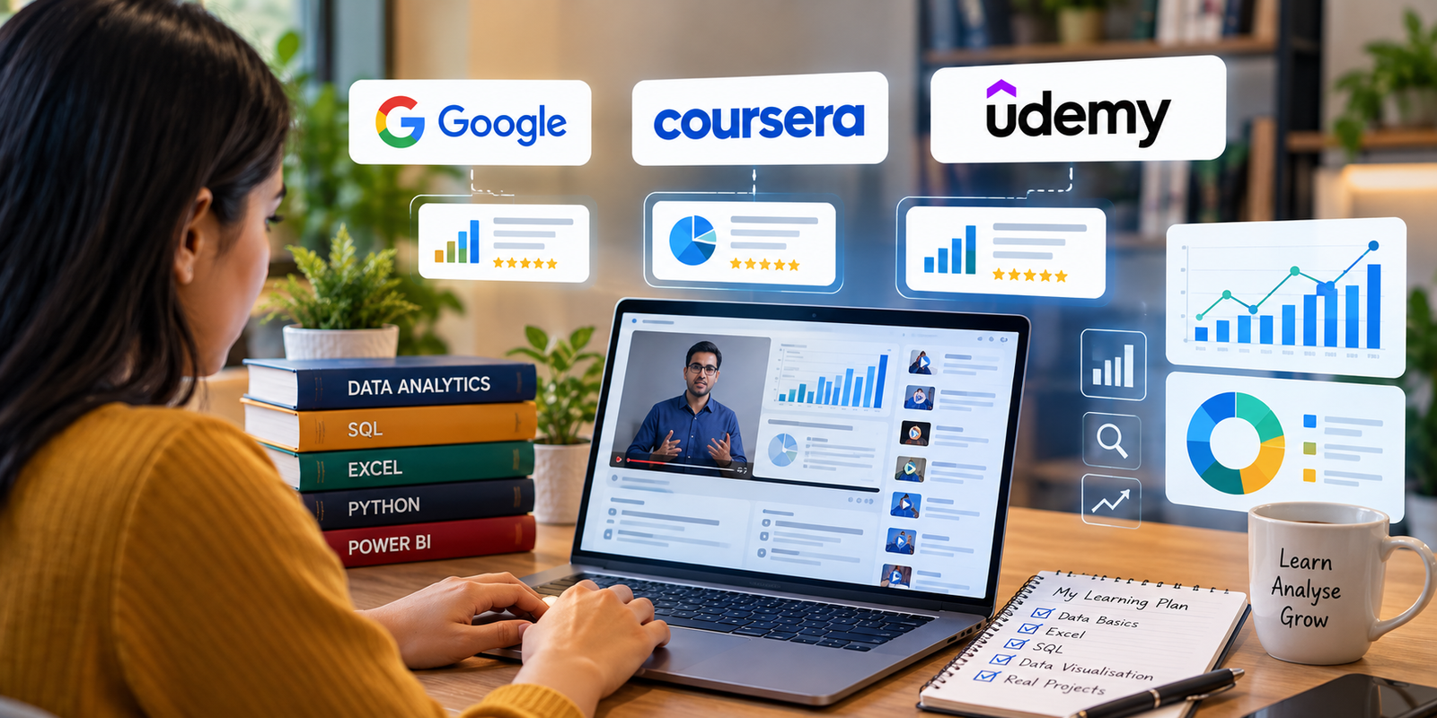 The Best Online Courses for Data Analytics Beginners