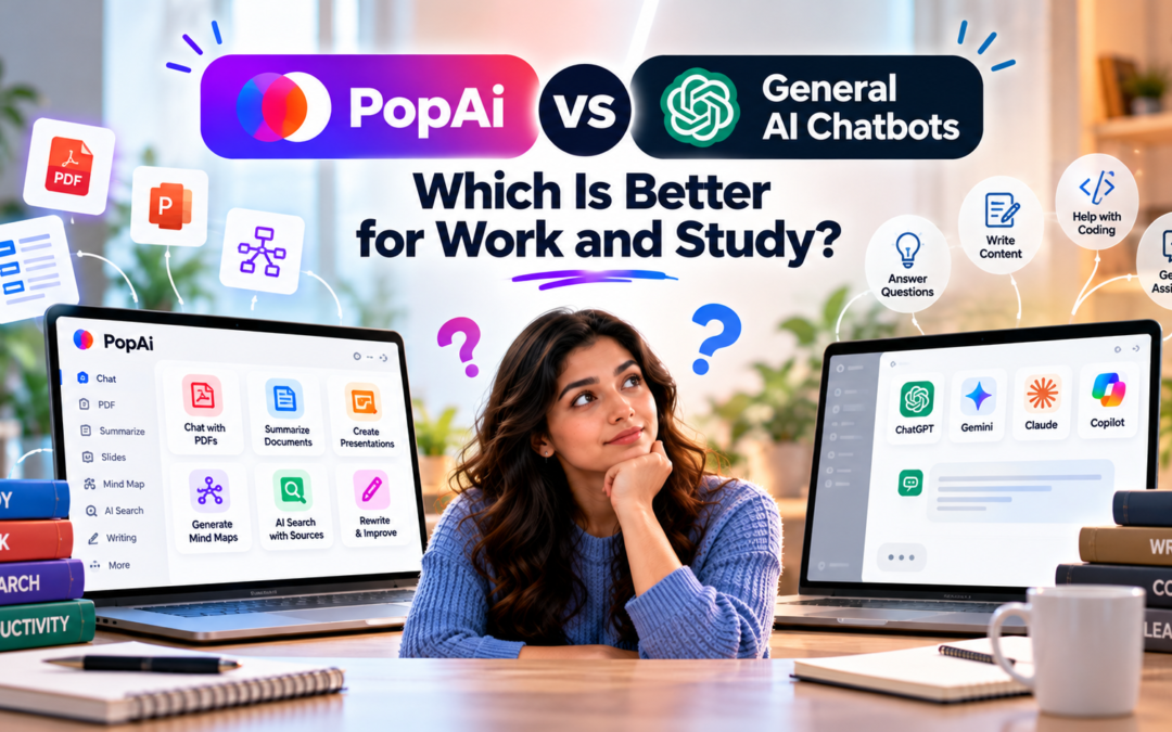 PopAi vs General AI Chatbots: Which Is Better for Work and Study?