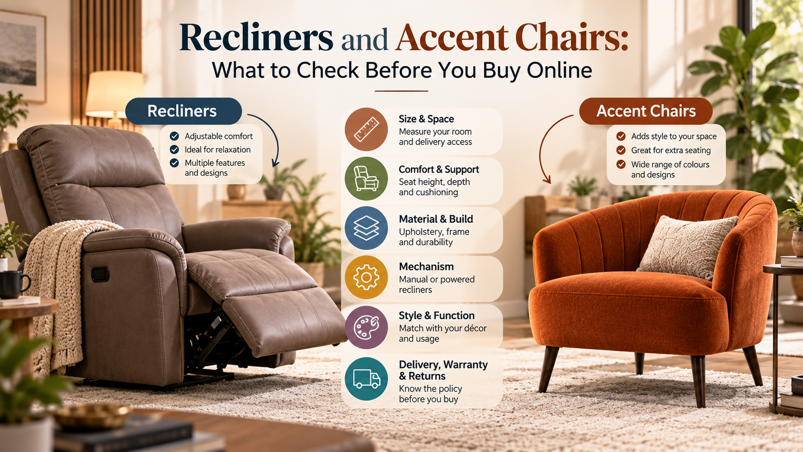 Recliners and Accent Chairs