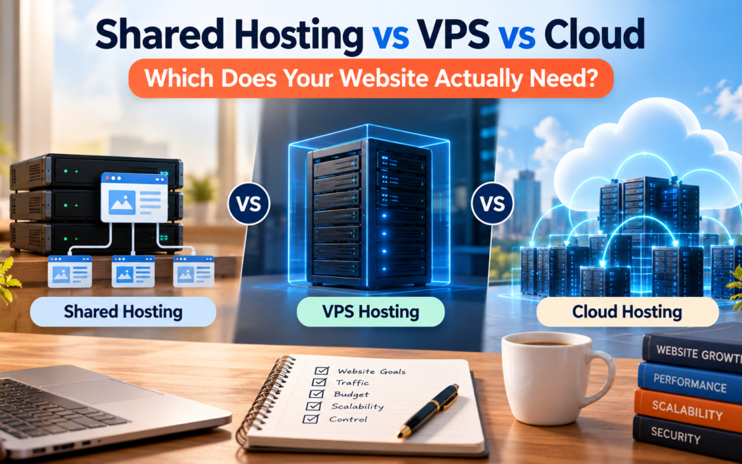 Shared Hosting vs VPS vs Cloud: Which Does Your Website Actually Need?