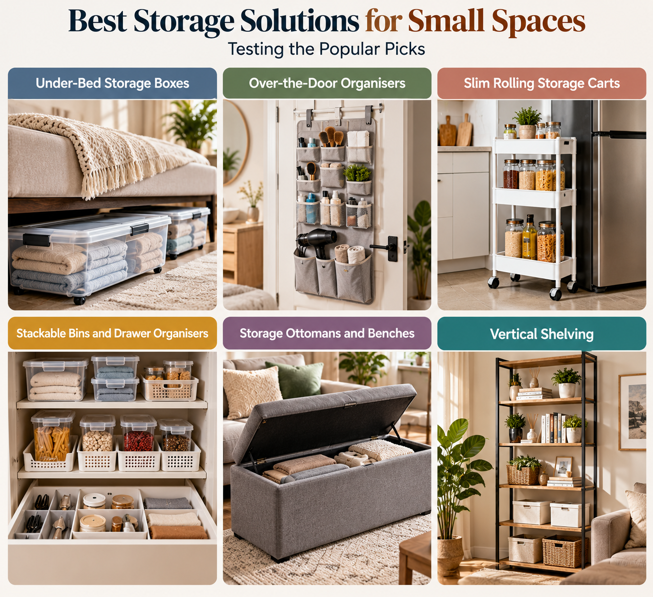 Best Storage Solutions for Small Spaces: Testing the Popular Picks