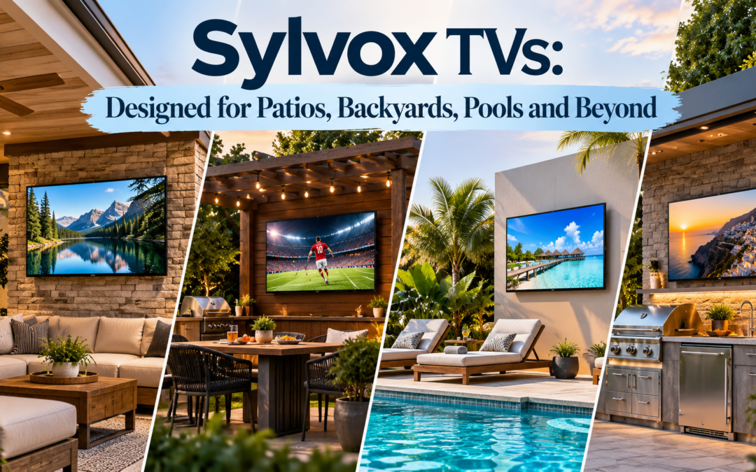 Sylvox TVs: Designed for Patios, Backyards, Pools and Beyond
