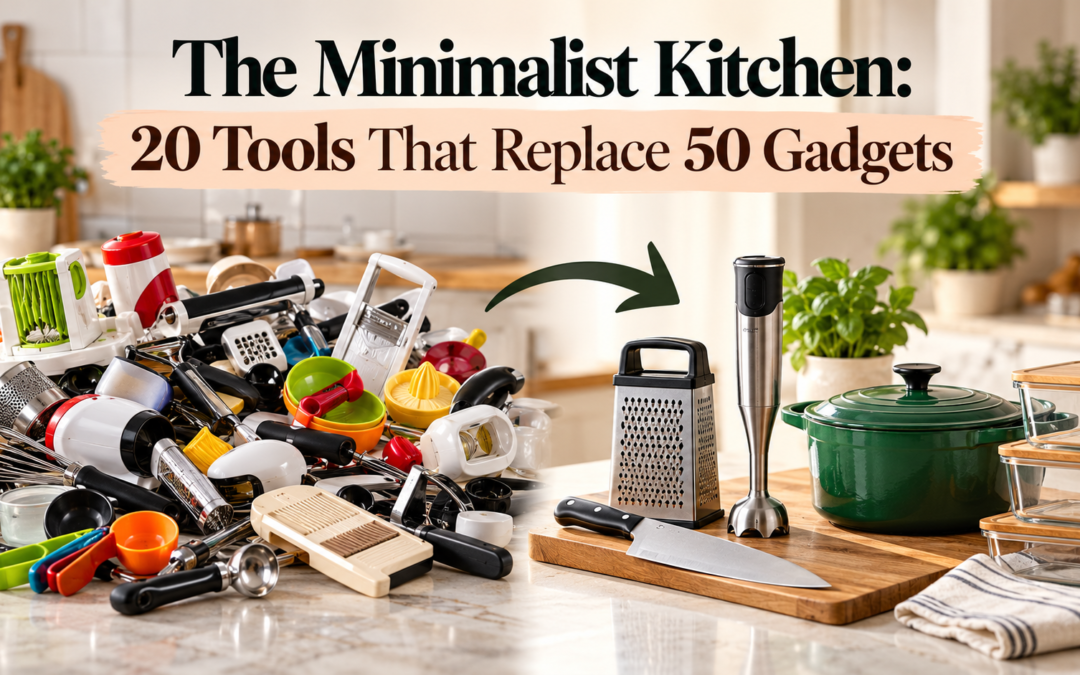 The Minimalist Kitchen: 20 Tools That Replace 50 Gadgets