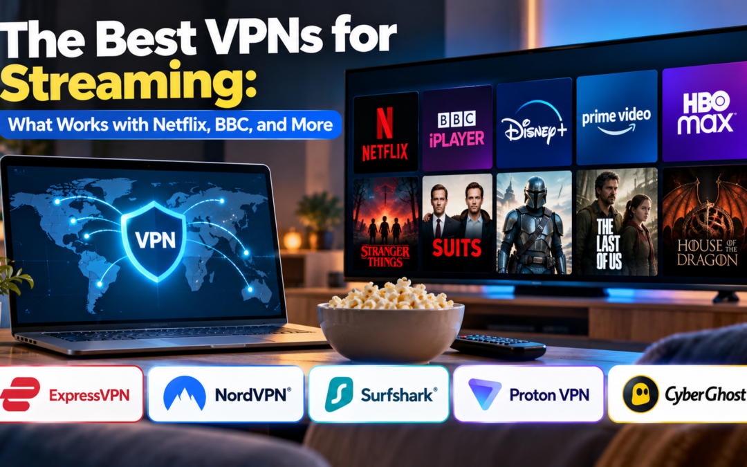 The Best VPNs for Streaming: What Works with Netflix, BBC, and More